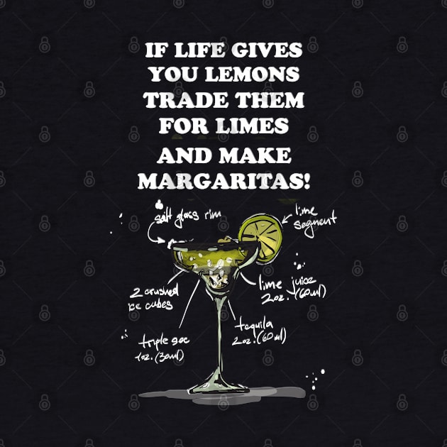 If Life Gives You Lemons Margarita Day T-Shirt by theteediva